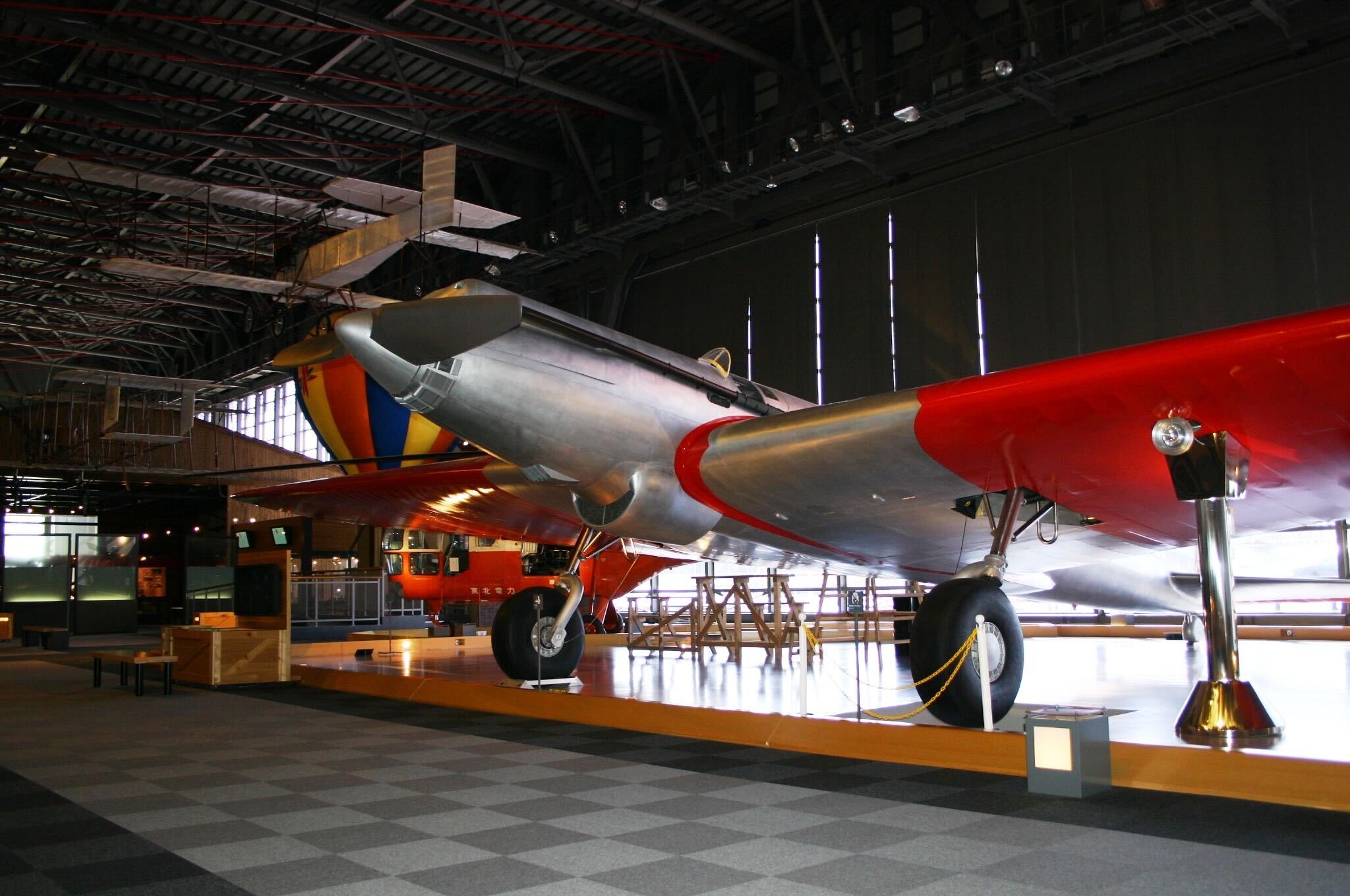 青森県立三沢航空科学館に展示されている航研機の実物大模型①.jpg